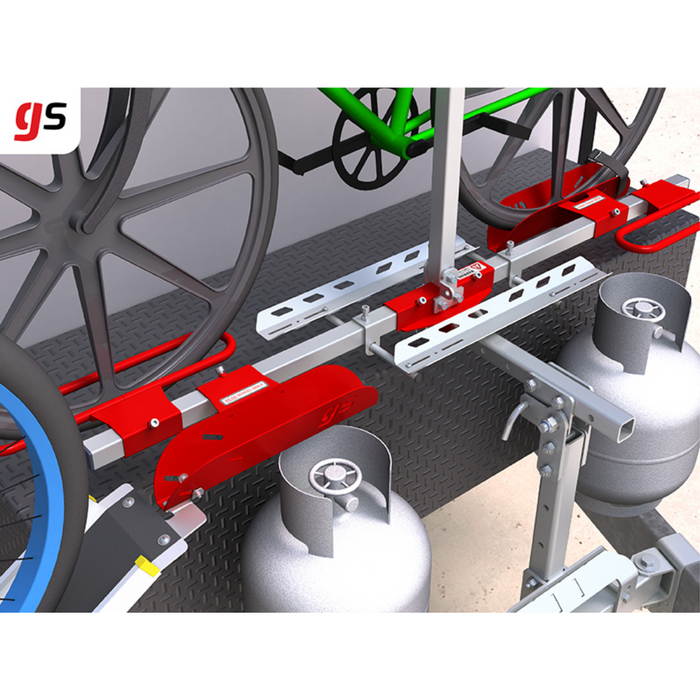 Velodrome Ramp Rack Gripsport Bike Rack Loading Ramp Kit - 2 Bike Setup
