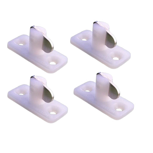 Supex Single Vertical Metal Toggle White 4Pk