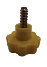 Yellow Easy Grip Wheel with T-Nut 15mm 2Pk