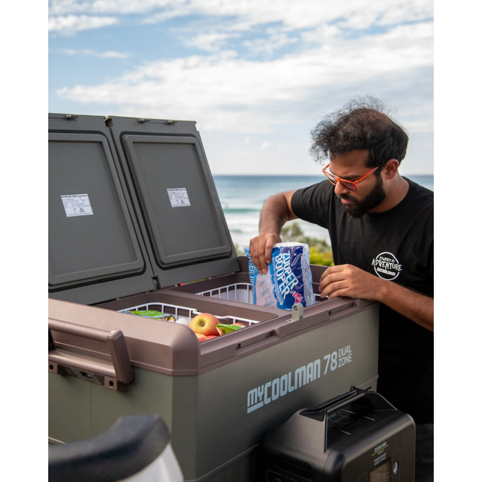 myCOOLMAN 78 Portable Fridge / Freezer Recreational Series Dual Zone