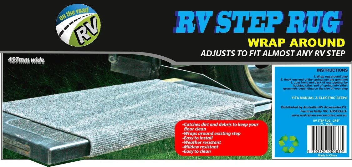 On the Road RV Wrap around Step Rug