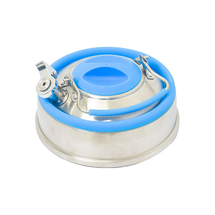 Collapsible Whistling Kettle 2L Blue