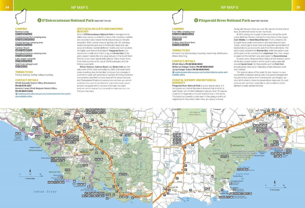 Hema Western Australia Road & 4WD Track Atlas 4th Edition