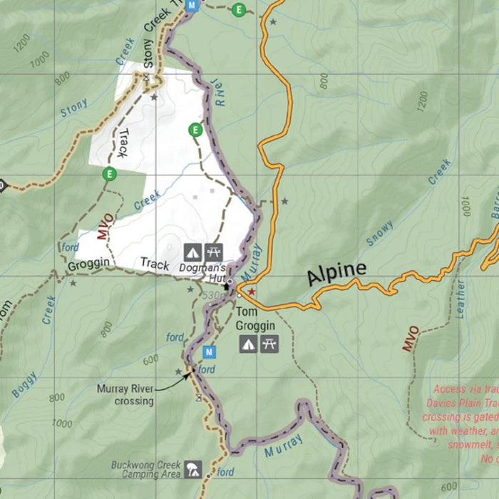 Hema The Victorian High Country - North Eastern Map 2nd Edition