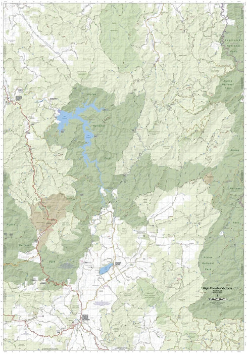Hema The Victorian High Country - North Eastern Map 2nd Edition