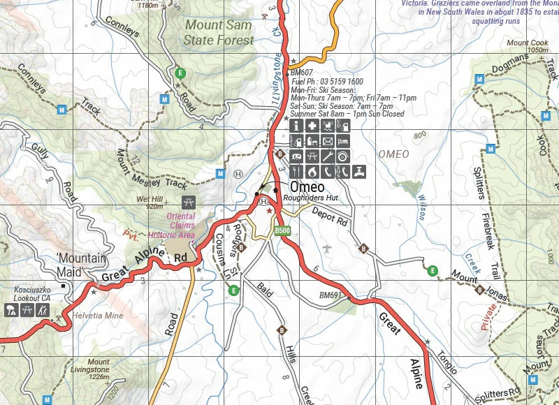 Hema The Victorian High Country - North Eastern Map 2nd Edition