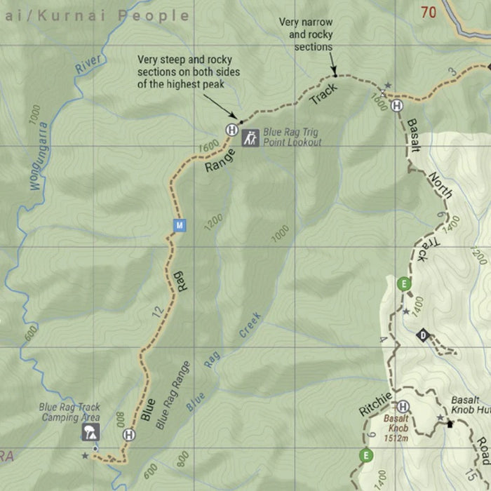 Hema The Victorian High Country - North Western Map 2nd Edition