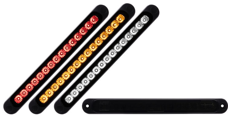 Roadvision LED Stop/Tail Lamp Strip 10-30V Blacked Out Lens Surface Mount