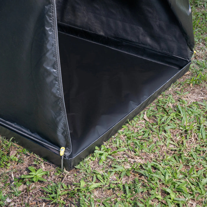 Hardkorr Shower Tent Floor with Runoff Hose