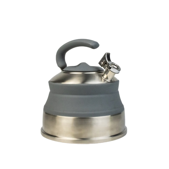 Collapsible Whistling Kettle 2L Grey