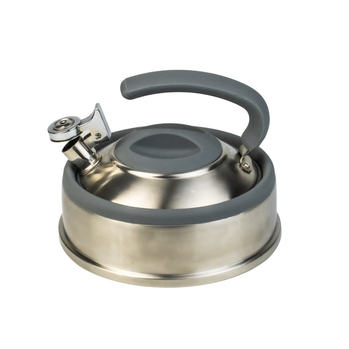 Collapsible Whistling Kettle 2L Grey