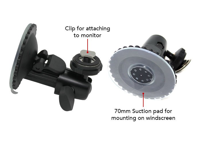 Car Vision Suction Cup Metal