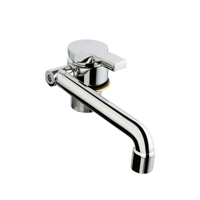 Dometic Chrome Brass Fold Down Hot and Cold Water Mixer Tap