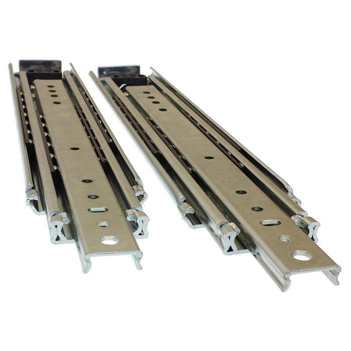 Slidable Draw 711mm 227kg Draw Slide Pair Gal (Non Locking)