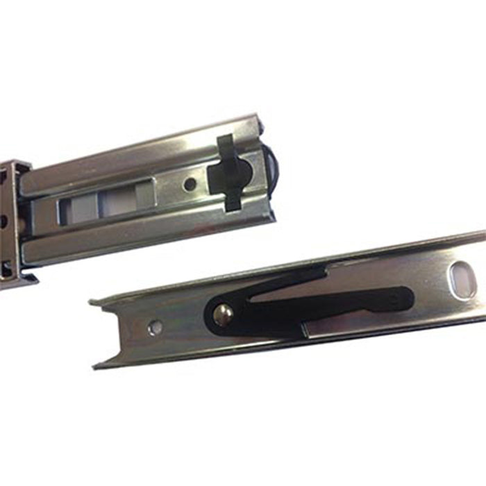 650mm 45kg Draw Slide Pair Gal (Non Locking)