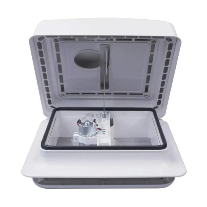 Finch 12V Shower Hatch/Fan 280 x 280mm Opaque Dome