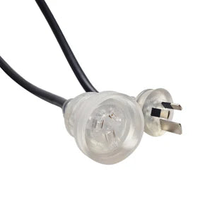 Flat Out 15amp 12.5m Premium Extension Lead Compact Multi-Reel Matt Black