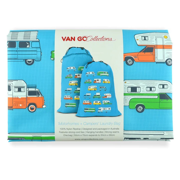 Expandable Laundry Bag The Camper Collection Blue