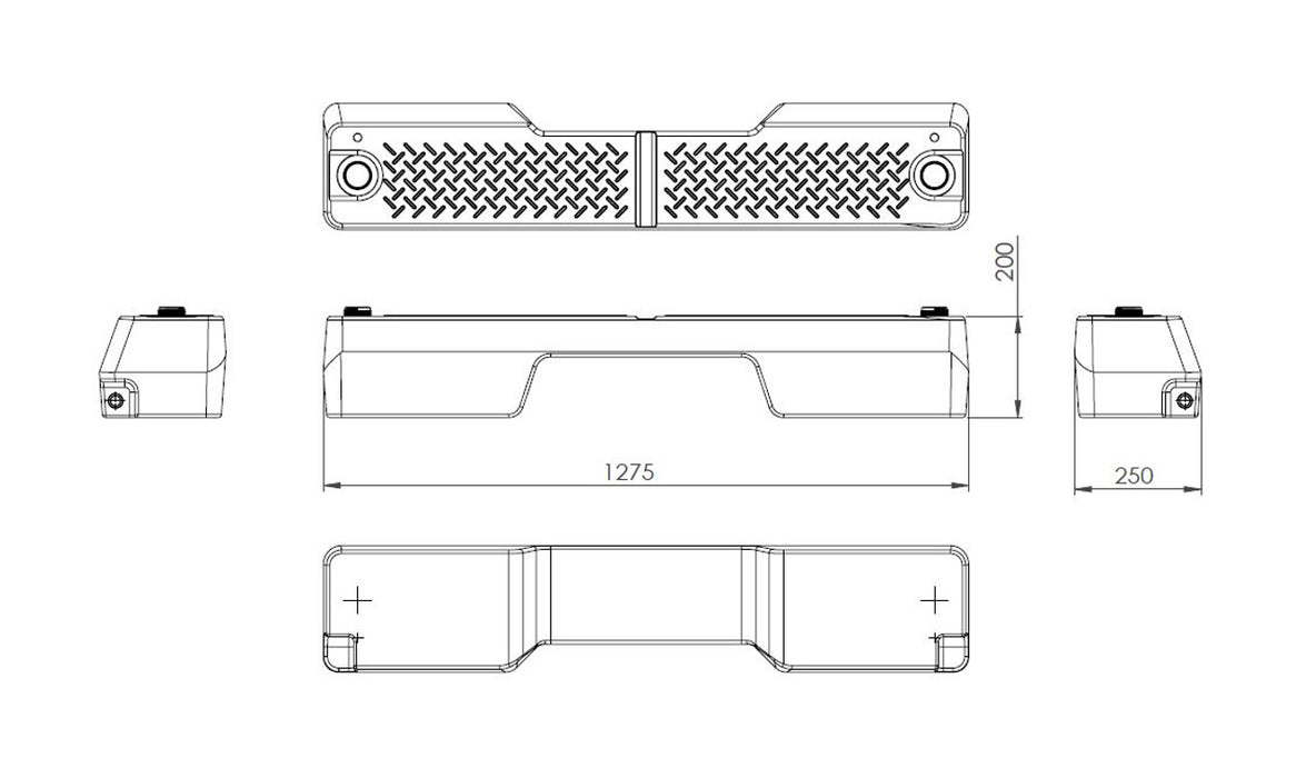 Footwell Tank 40L Kit with Fittings & Dispenser