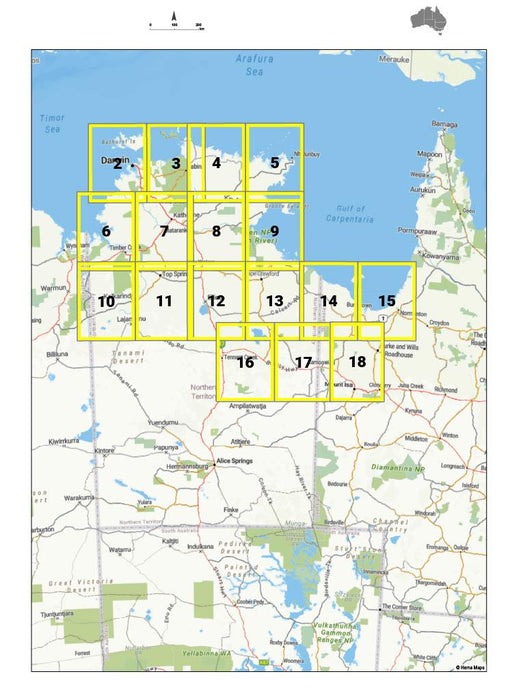 Hema Top End and Gulf Atlas & Guide 1st Edition
