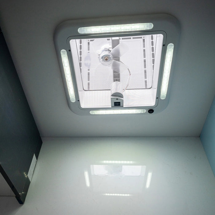 12V Shower Roof Hatch LED - White 320 x 320