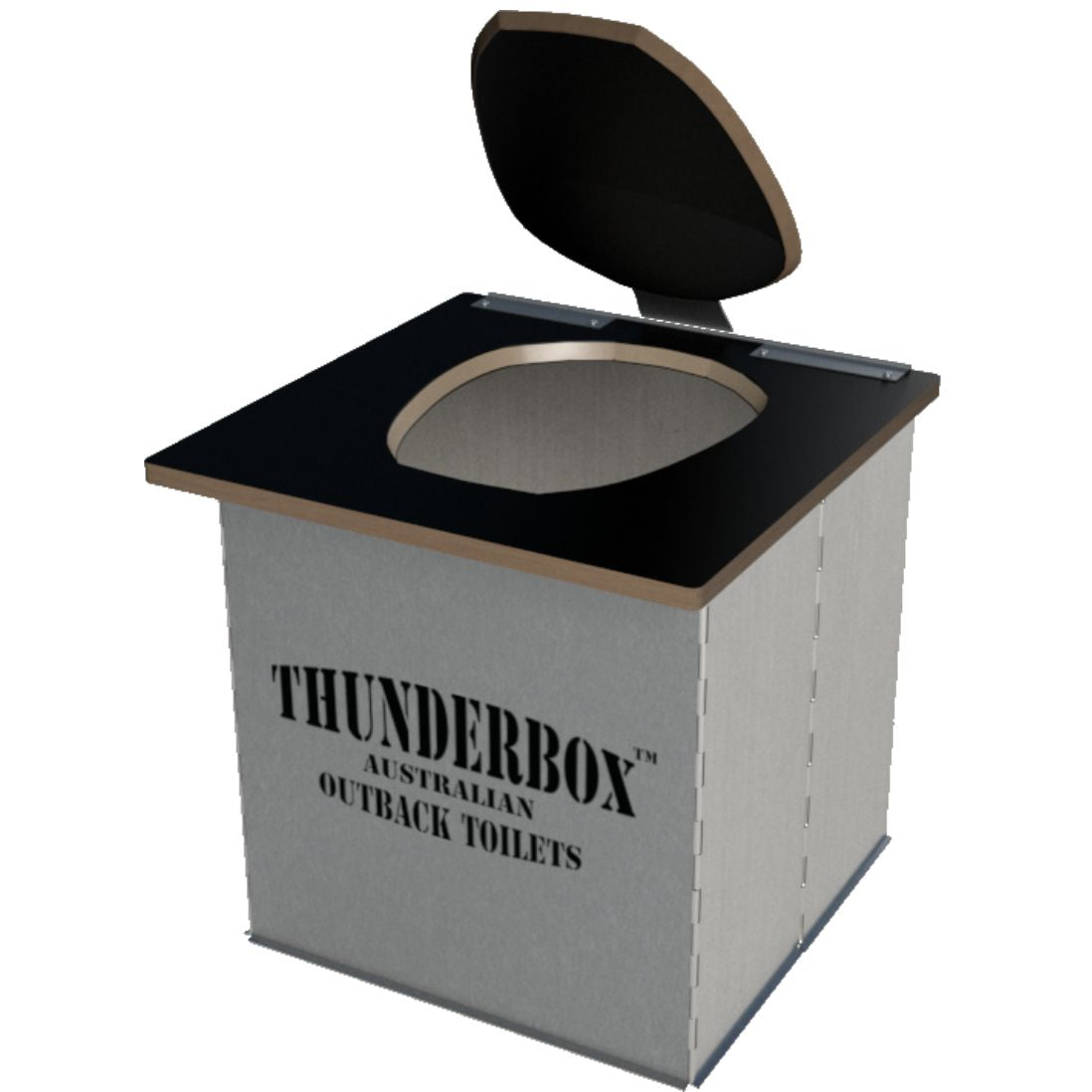 Jimmy's Thunderbox Camp Toilet Black Melamine