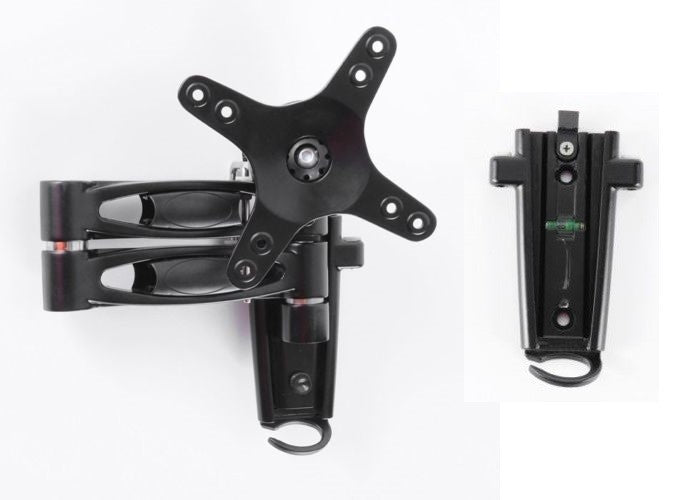 Double Swivel Arm LCD TV Bracket With 2 Mounting Brackets