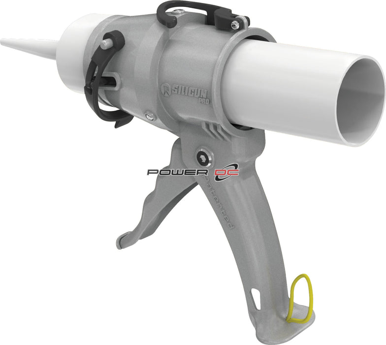 Siligun Pro Cast Aluminium 4" Compact Rodless Caulking Gun