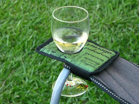 Winerest Wine Glass Holder Green – Clever Camping Accessory for Wine Lovers