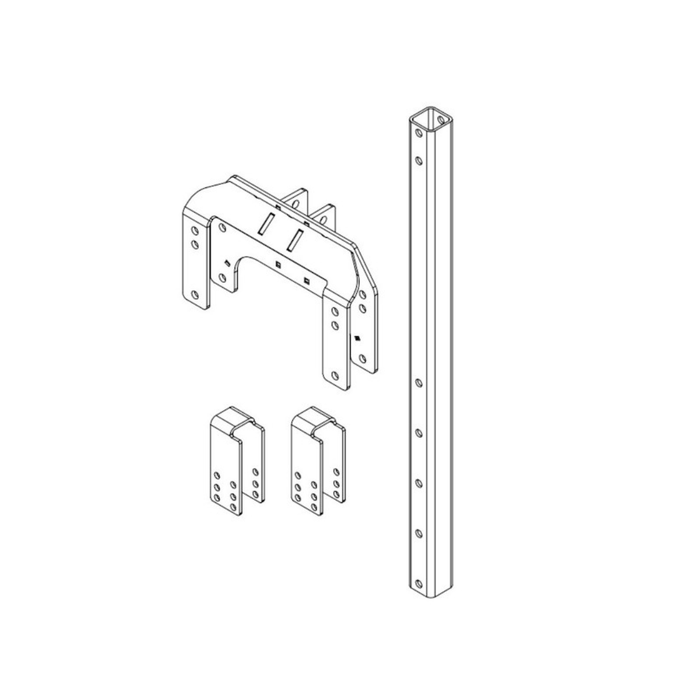 Gripsport Van Rack Bolt-On Mount Kit - Short