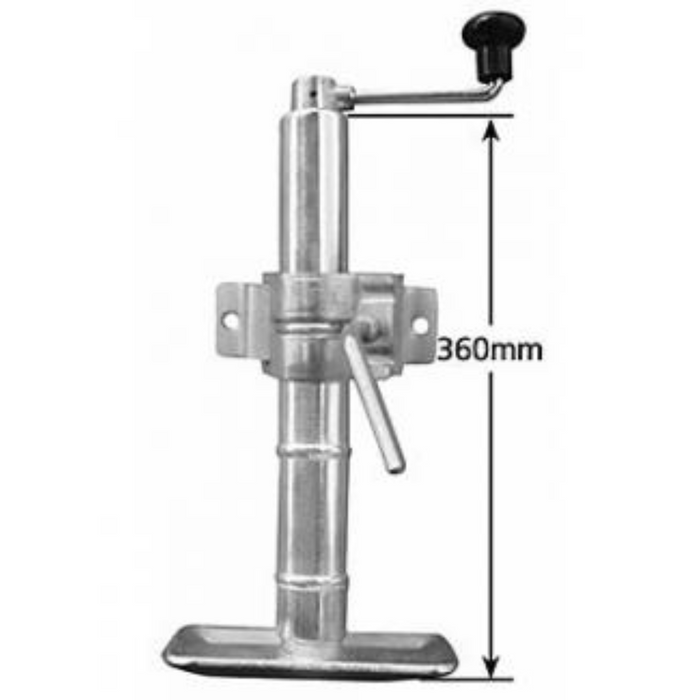 14" Adjustable Stand & Clamp 360-585mm Load 650kg