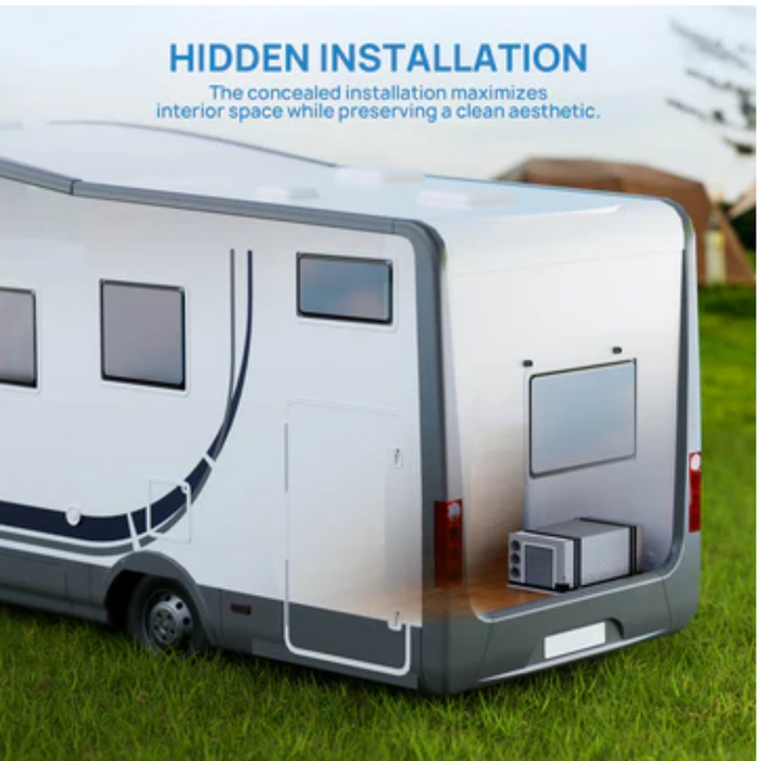 IHider 230V 10,000 BTU Inverter Underbunk Reverse Cycle Air Conditioner - WIFI