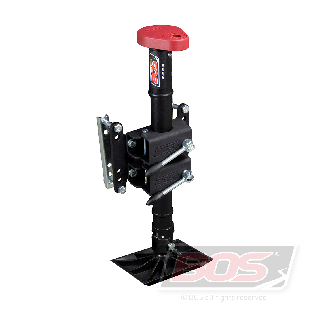 BOS 3 Rib Gearbox Double Clamp Jockey Unit - 50mm With 50mm Double Cla