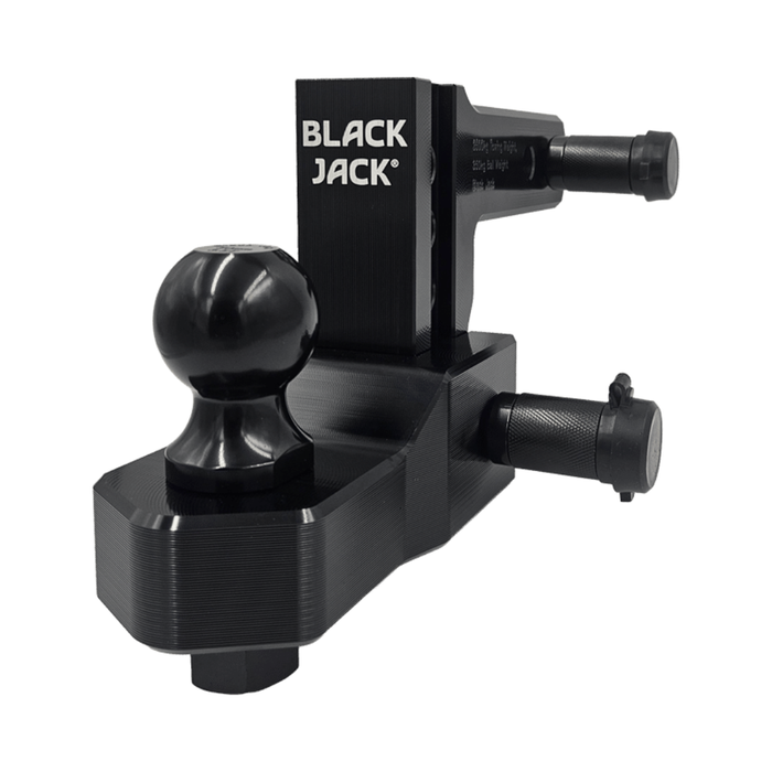 Black Centuria Hitches 100mm with 50mm Ball and Locking Pins