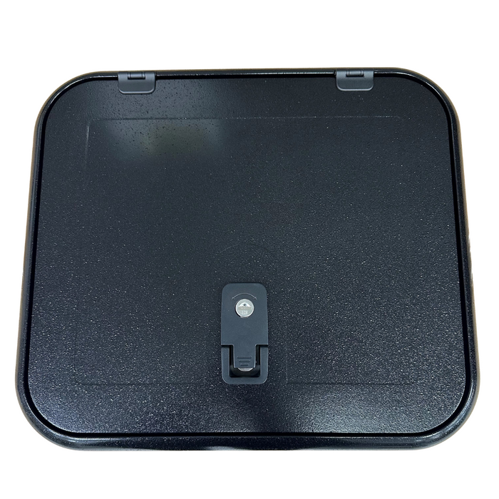 Coast External Access Door No. 1 - Black (M500-200) (Black Locks)