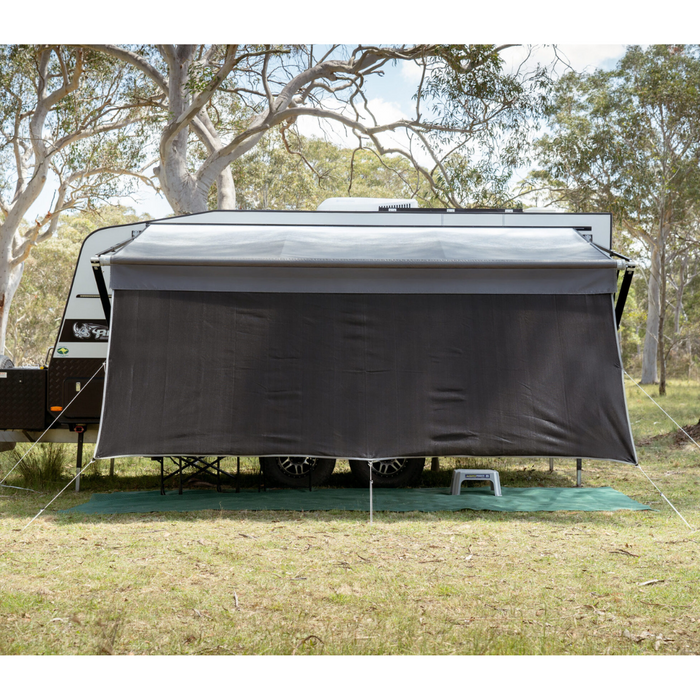Supex Black Caravan Privacy Screen 14' 4000x1800mm
