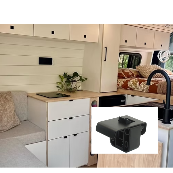 Rokr Van Locking Latch 42mm - Matte Black