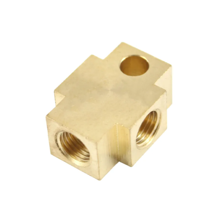 T Piece Hydraulic 3 Way Block