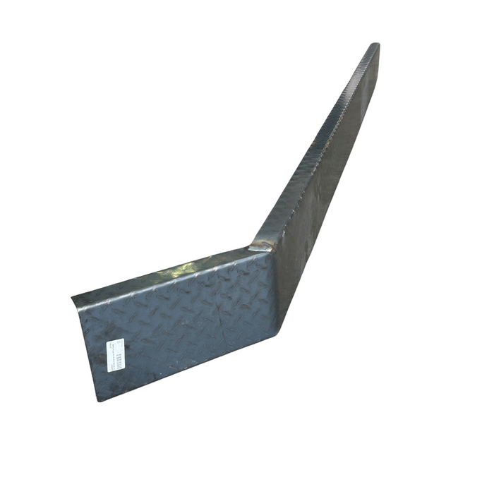 JST 7 Foot Bike Channel With 1 Foot Up Sweep - Raw Steel