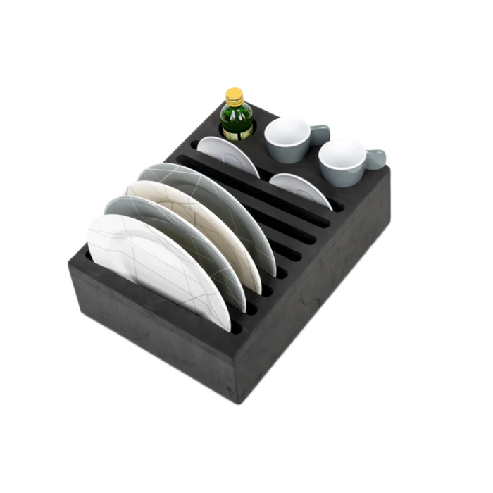 On The Road RV Foam Plate And Cup Holder