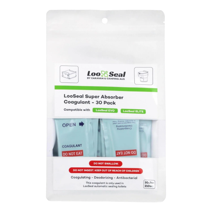 LooSeal Super Absorber Coagulant - 30 Pack