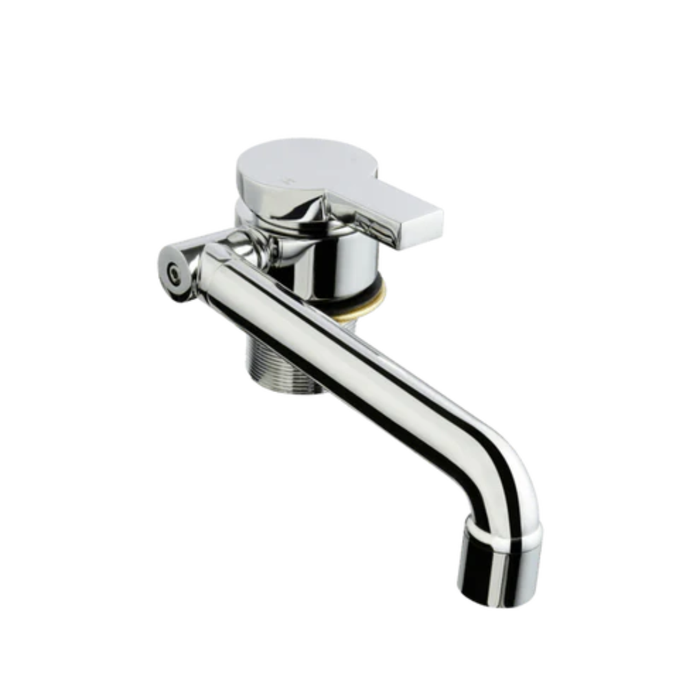 Dometic Chrome Brass Fold Down Hot and Cold Water Mixer Tap