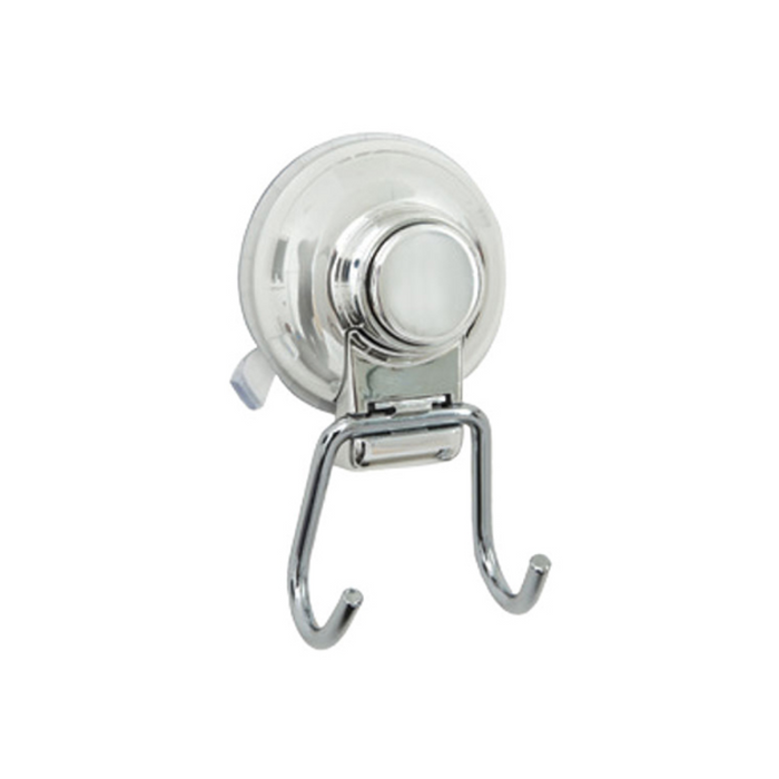 Naleon Super Suction Chrome Wire Twin Hook