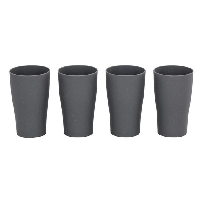 Campfire 16 Piece Grey Square Dinner Set