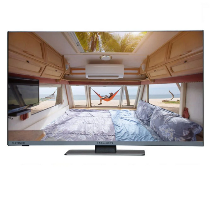 ENGLAON Frameless 24" Full HD Android Smart 12V TV With Built-in DVD player and Chromecast