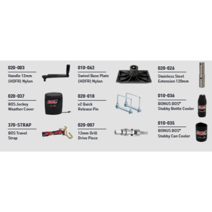 BOS 3 Rib Gearbox Jockey Unit 50mm