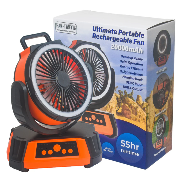 Fantastic Ultimate Portable Rechargeable Fan With Remote Control