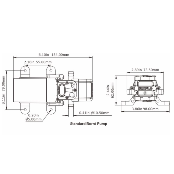 Seaflo 21 Series Diaphragm Pump
