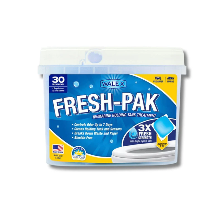 Walex Fresh-Pak Fresh Strength Holding Tank Drop Ins 30 Sachet Tub