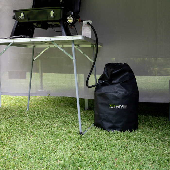 Gas Bottle Cover Black 9kg - XTEND Outdoors